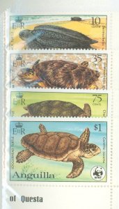 Anguilla #537-540  Single (Complete Set)