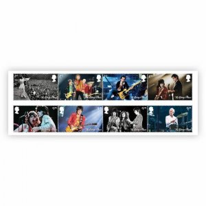 Royal Mail - The Rolling Stones - Stamp set of 8 stamps - MNH