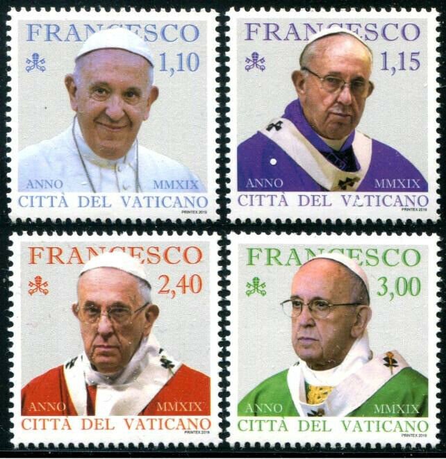 HERRICKSTAMP NEW ISSUES VATICAN CITY Pope Francis 2019