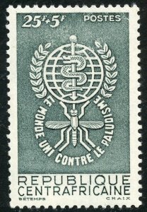 Central African Republic Scott B1 MNHOG - 1962 Anti-Malaria Issue   -SCV $1.40