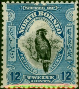 North Borneo 1925 12c Deep Blue SG285 Fine LMM