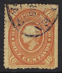 Mexico 171 VFU ORANGE 383D-4