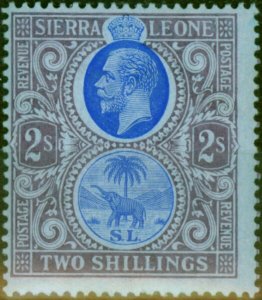 Sierra Leone 1912 2s Blue & Purple-Blue SG125 Fine MM