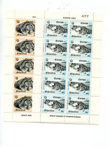 Gibraltar 1983  mini sheets . Mint   VF NH