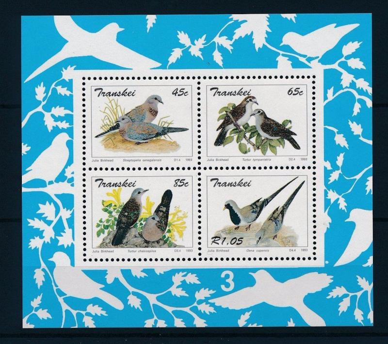 [27211] Transkei 1993 Birds Vögel Oiseaux Ucelli  MNH Sheet