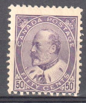 Canada #95 Mint F-VF OG LH C$950.00 -- Pale shade