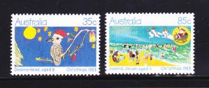 Australia 883-884 MHR Christmas