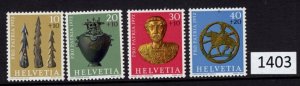 Switzerland Scott #B406-409 MNH (1403), Free Shipping