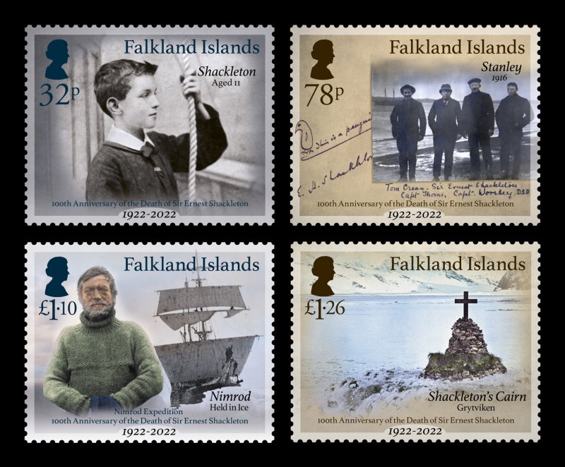 FALKLAND ISLANDS 2022 SHACKLETON 100th ANNIVERSARY EXPLORERS ANTARCTICA SHIPS