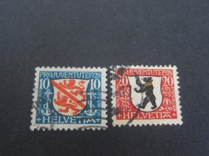 Switzerland 1928 Sc B46-47 FU
