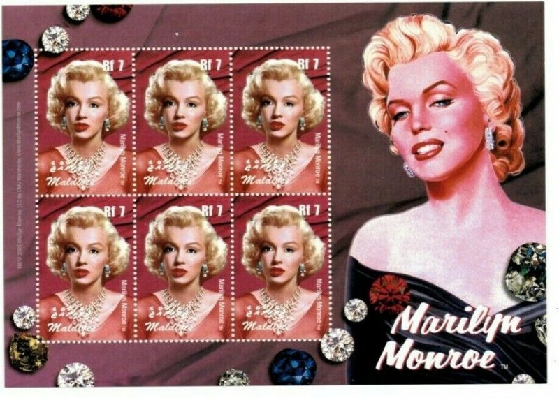 Maldives 2004 - Marilyn Monroe - Sheet Of 6 - MNH