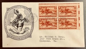 894 First Aristocrat-Coakley Pony Express FDC April 3, 1940  M23