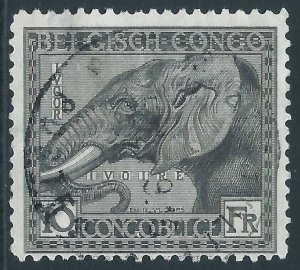 Belgian Congo, Sc #111, 10fr Used