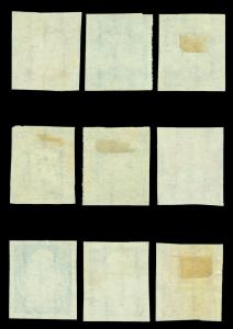 JAPAN 1923   Erbedenmarken   MiNr. 161 - 169  Ungebraucht mit Falz /*  VF