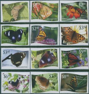 Niuafo'ou 2012 SG352-363 Butterfly Buttef y perforated set MNH