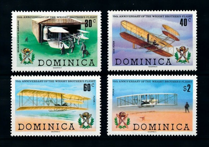 [101623] Dominica 1978 Aviation aircrafts Wright  MNH