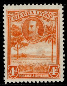 SIERRA LEONE GV SG160, 4d orange, M MINT.