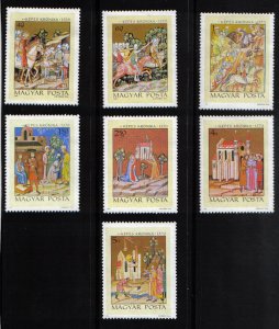 Hungary  #2105-2111  MNH  1971  King Louis the great