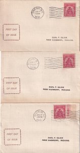 1929, 7 Diff. Cities, 2c Maj. Gen. Sullivan, Sc #657, FDC, See Remark (46005) 