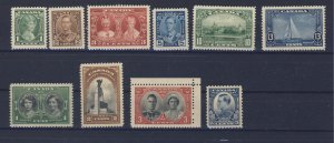 10x Canada Royalty Stamps #211 to #216 #246 to #248 #193 Guide Value = $45.00