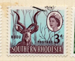 Southern Rhodesia 1964 Early Issue Fine Used 3d.