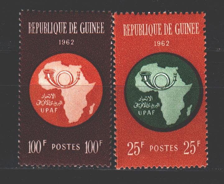 Guinea. 1962. 105-6. African Postal Union. MNH.