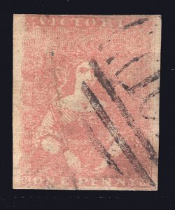 MOMEN: VICTORIA SG #1a 1850-3 IMPERF USED £2,250 LOT #67013*