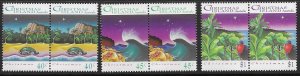 Christmas Island 354-56 1993  set 3 in pairs   VF NH