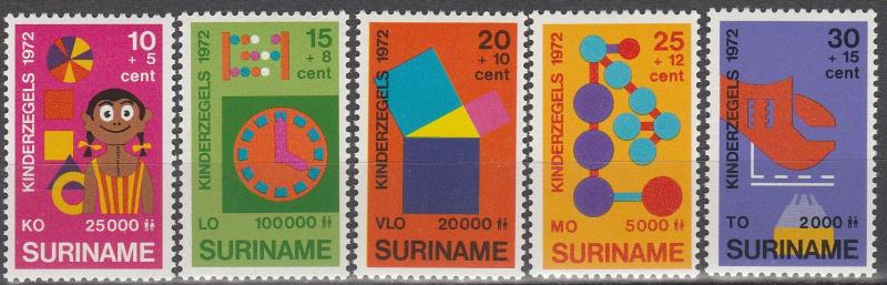 Surinam #B187-91   MNH CV $2.50  (S7251)