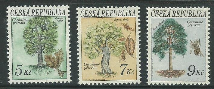 1993 Czechoslovakia Scott Catalog Numbers 2904-2906 Unused Never Hinged