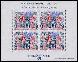 French Antarctic Territory C107 MNH Ship, French Revolution Bicentennial