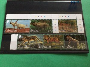 Gibraltar 2012 mint never hinged Endangered Animals stamps  set A15383