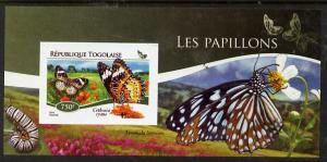 Togo 2015 Butterflies #01 imperf s/sheet unmounted mint