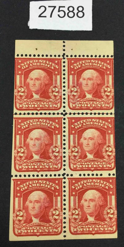 US STAMPS #319g MINT OG NH BOOKLET LOT #27588