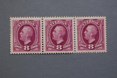 Sweden #75 8 Ore Mint 1903 Strip of 3