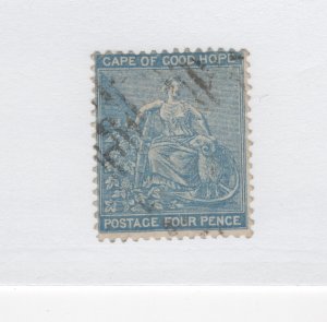 CAPE OF GOOD HOPE # 17b USED  f-vf  south africa