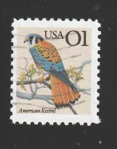 SC# 2476 - (1c) - American Kestrel, denom 01, used single