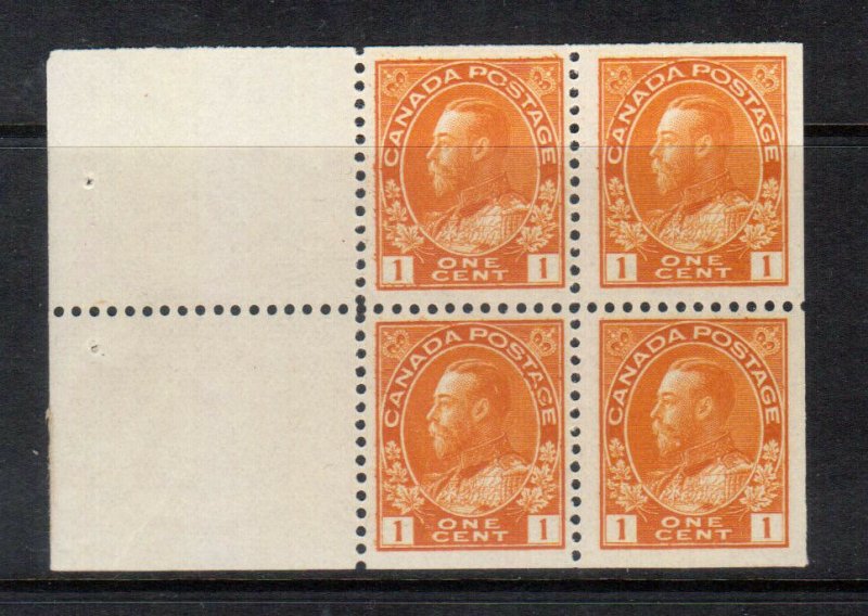 Canada #105a Very Fine Never Hinged Booklet Pane