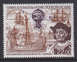 French Southern and Antarctic Territories C121 Sailing Ship MNH VF