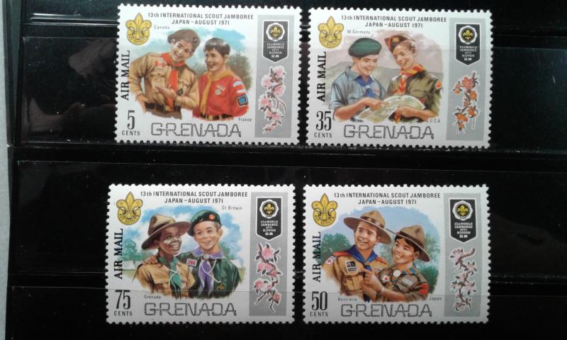  Grenada #C23-C26 MNH scouts h191.3307