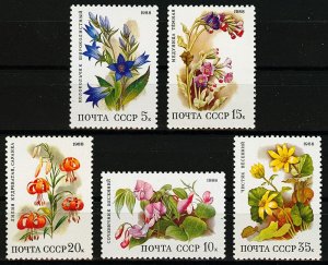 1988 USSR 5847-5951 Flowers of deciduous forests