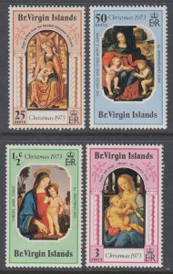 British Virgin Islands 262-265 Christmas MNH VF