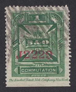 US Scott 3T7 Revenue Stamp Baltimore & Ohio Telegraph Company