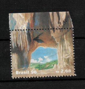 BRAZIL 1996 BRAZILIAN CAVERNS NATIONAL HERITAGE NATURE 1 VALUE USED CONDITION