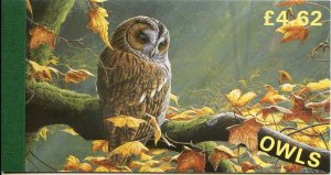 1997 Isle of Man Owls Prestige Booklet SGSB45 Unmounted Mint
