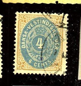 DANISH W INDIES #7 USED FVF19 Cat $19