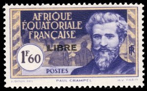 French Equatorial Africa #112  MNH - Stamps of 1936-40 Overprinted (1940)