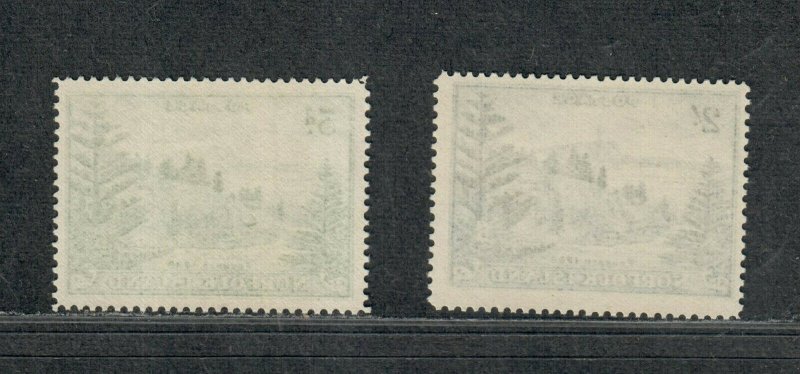 Norfolk Island Sc#23-24 M/NH/VF, Cv. $29