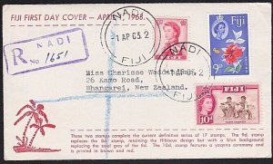 FIJI 1963 9d & 10d definitives on FDC......................................B4404