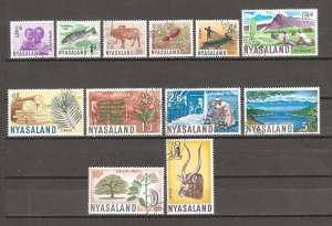 NYASALAND 1964 SG 199/210 USED